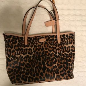 Leopard Print COACH Purse